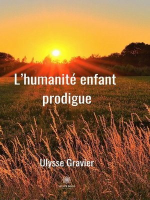 cover image of L'humanité enfant prodigue